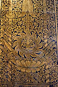 Bangkok Wat Pho, decoration detail of the vihan of the Reclining Buddha.